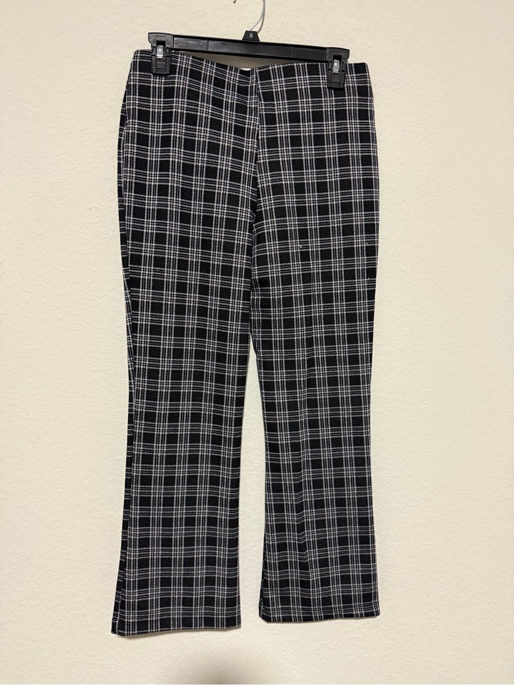 Elle Black Plaid Men’s Chinos
